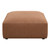 Jennifer Upholstered Ottoman Terracotta