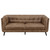 Thatcher Upholstered Button Tufted Sofa Brown