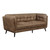Thatcher Upholstered Button Tufted Sofa Brown