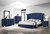 Coaster King Bed 3 Pc. Set Blue