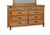 Brenner Rustic Honey Eight-Drawer Dresser