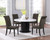 Sherry Dining Table 5 Pc. Set Brown