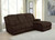Coaster 3 Pc. Power Sectional Brown