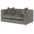 Phoebe Tufted Tuxedo Arms Loveseat Urban Bronze