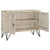 Eileen 2-door Accent Cabinet White Washed