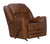 Hayden Chaise Rocker Recliner With Heat / Massage & Oversize Xtra Comfort Footrest Auburn