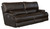 Wembley Power Headrest w/Lumbar Lay Flat Reclining Sofa Chocolate