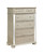 Heidi 5-Drawer Chest Metallic Platinum