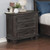 Atascadero 3-Drawer Nightstand Weathered Carbon