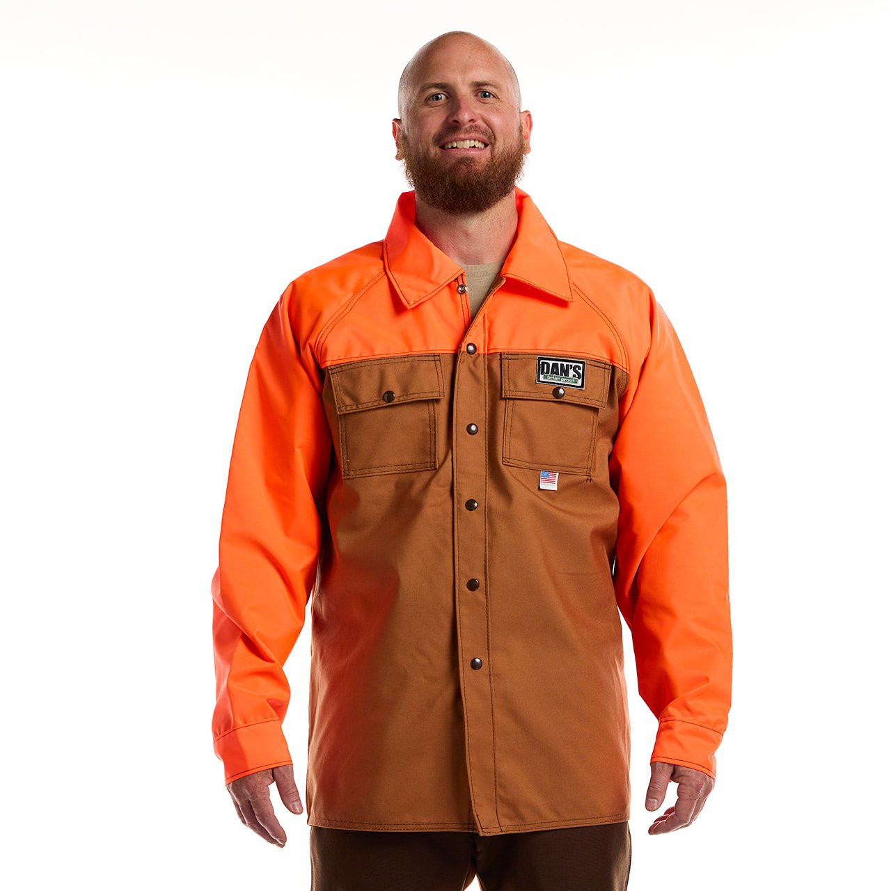 Brown and Orange Duck Shirt