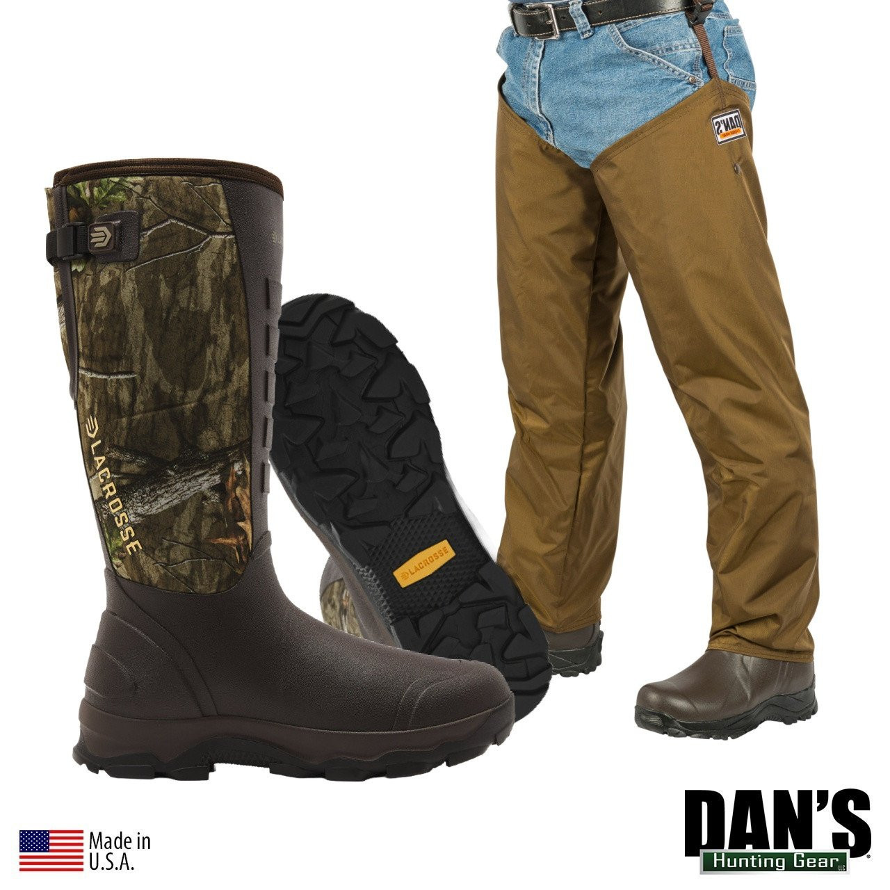 Dan's Five Star Chap with LaCrosse Alpha Lite II Boot - Circle G