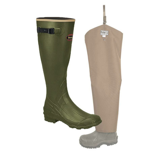 Non-Insulated Lacrosse Grange Knee Boot with Snake Protector Chap Froglegs