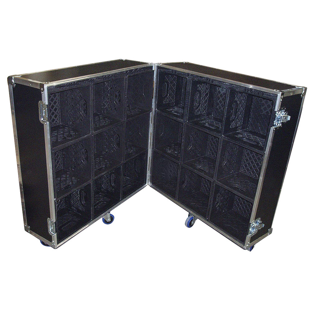 Merchandise Case Holds 18 Cube Milk Crates for Products - Great