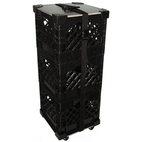 Rolling Milk Crate Stack