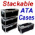 "STACKABLE" ATA Case - Utility Trunk w/Wheels ID 35x15x13