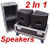 2 In 1 Speaker - 3/8" Ply ATA Cases - Deluxe Version - Custom Made!