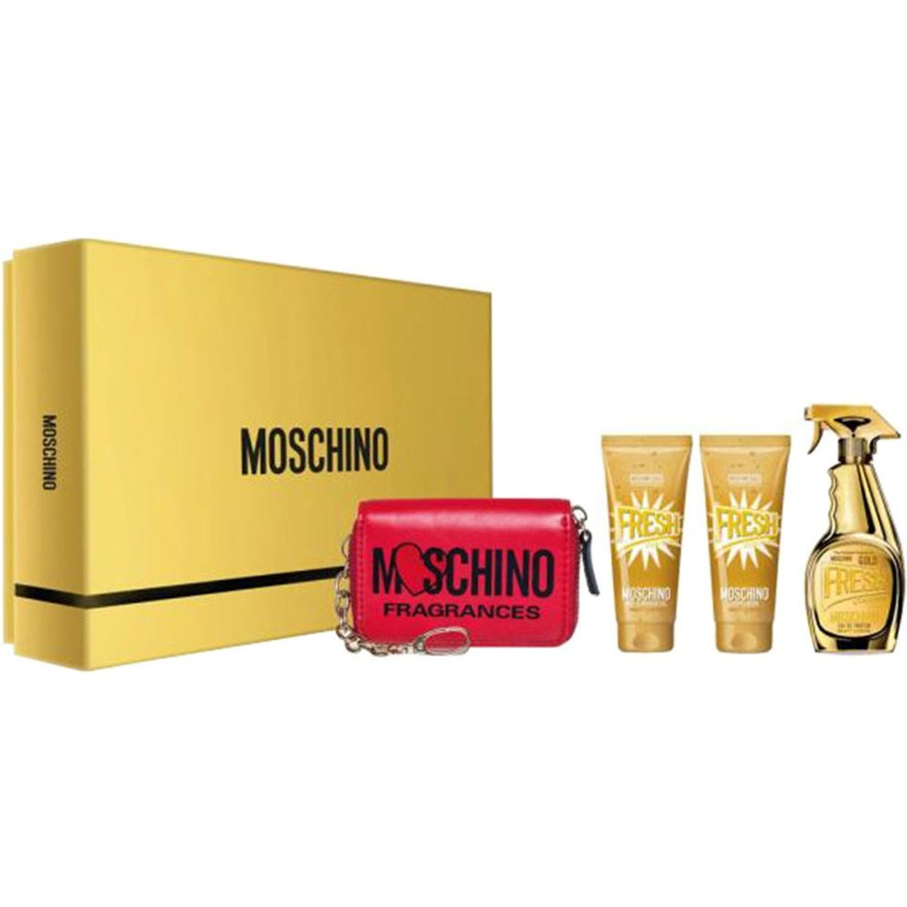 Moschino Fresh Gold 3pc Perfume Set Women