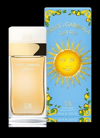 dolce and gabbana light blue sun