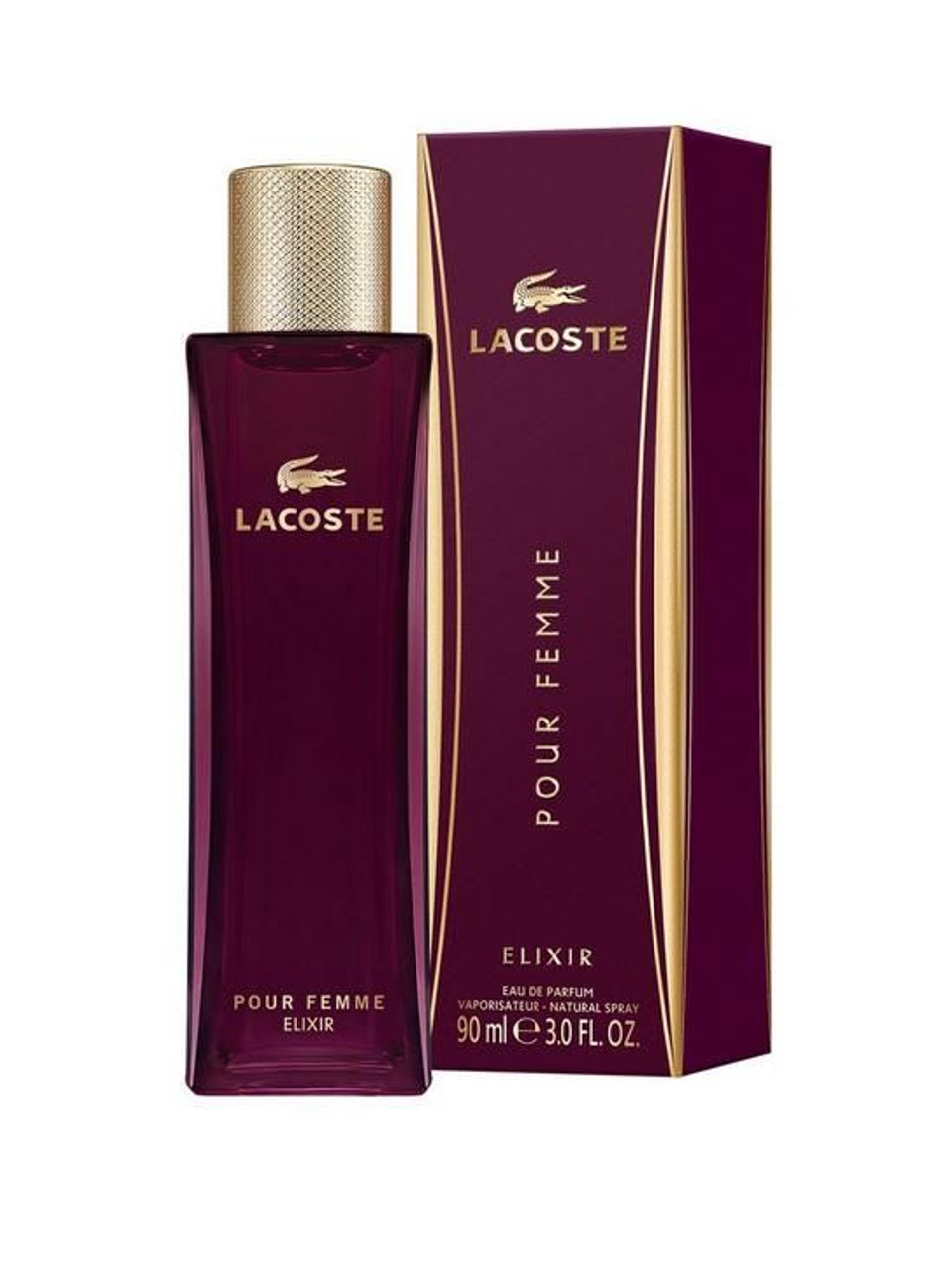 Lacoste pour femme elixir 3.0oz Parfum Spray