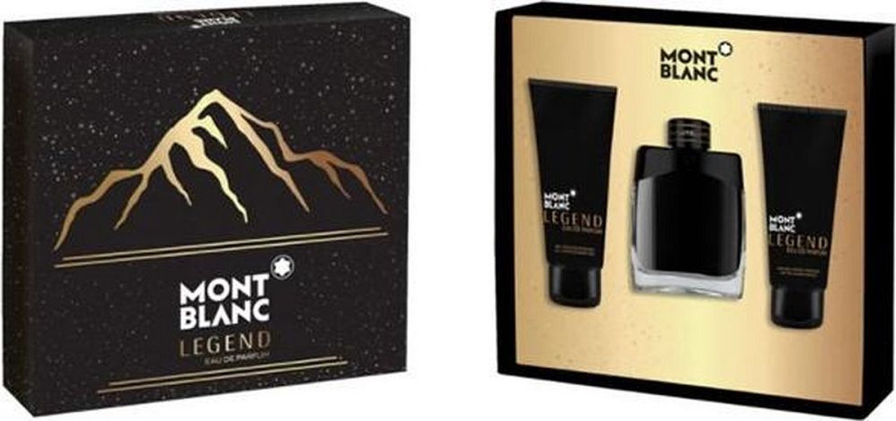 Mont Blanc Legend Eau De Parfum 3pc Set For Men