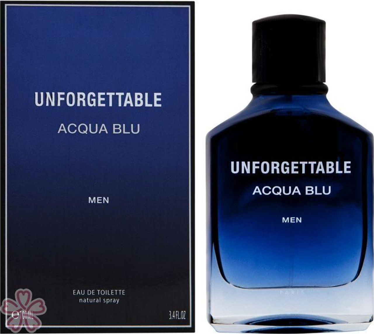 Unforgettable Acqua Blu Men 3.4 Hollywood Style Perfumes