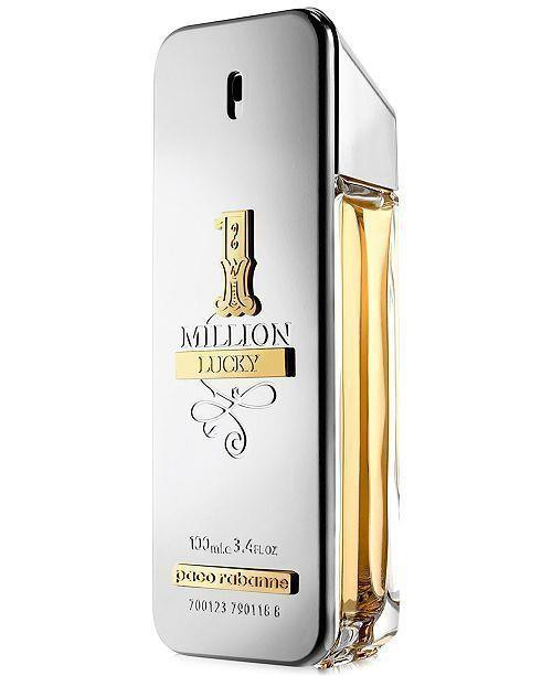 1 Million Lucky by Paco Rabanne – 3.4oz EDT Spray for Men