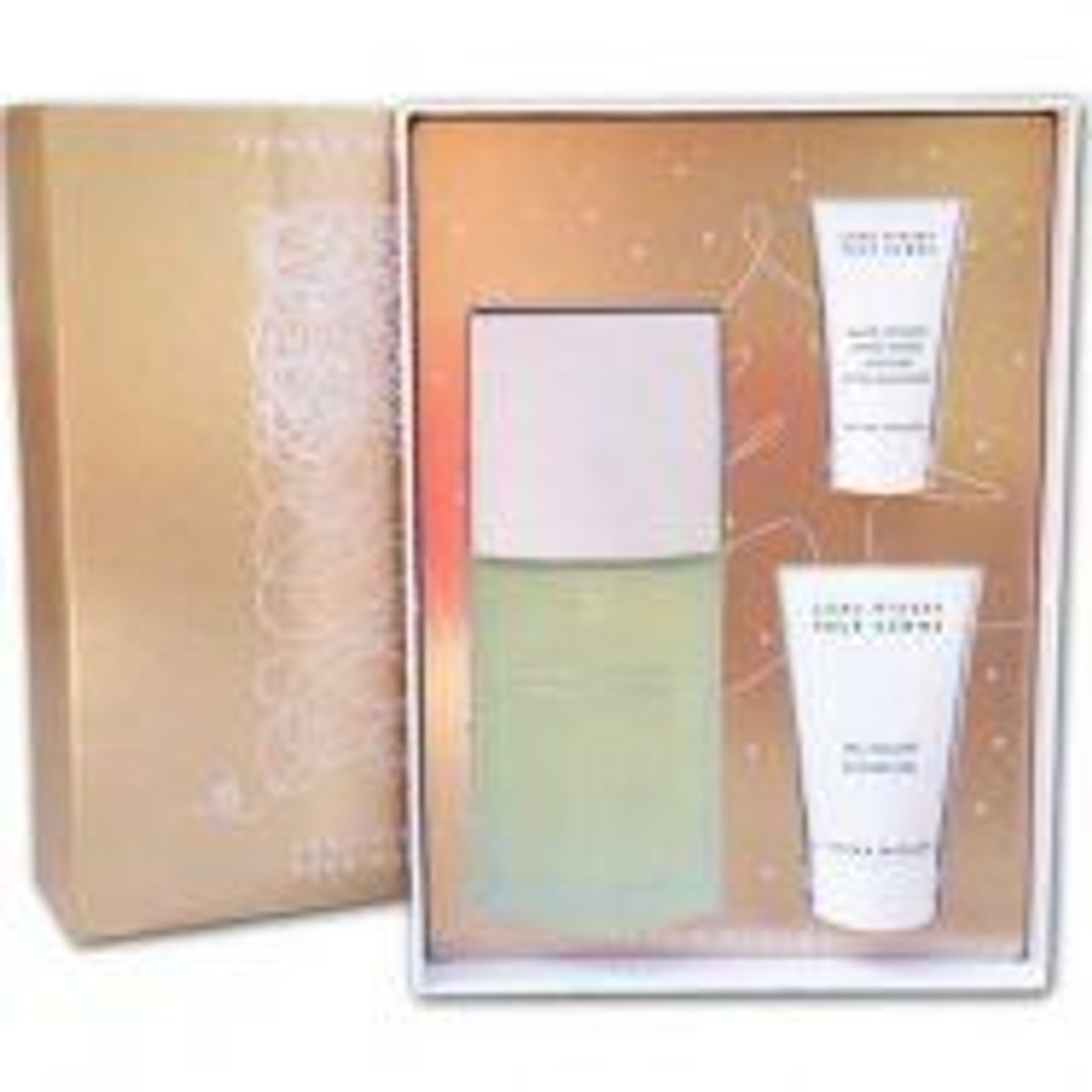 L Eau D Issey by Issey Miyake 4.2oz 3pcs Cologne Gift Set For Men