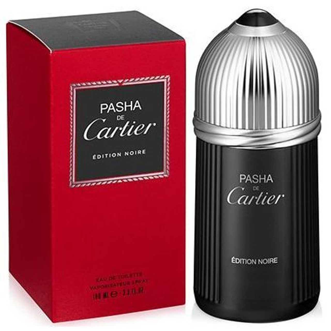 Pasha De Cartier Edition Noir By Cartier For Men 3.3oz Cologne Spray