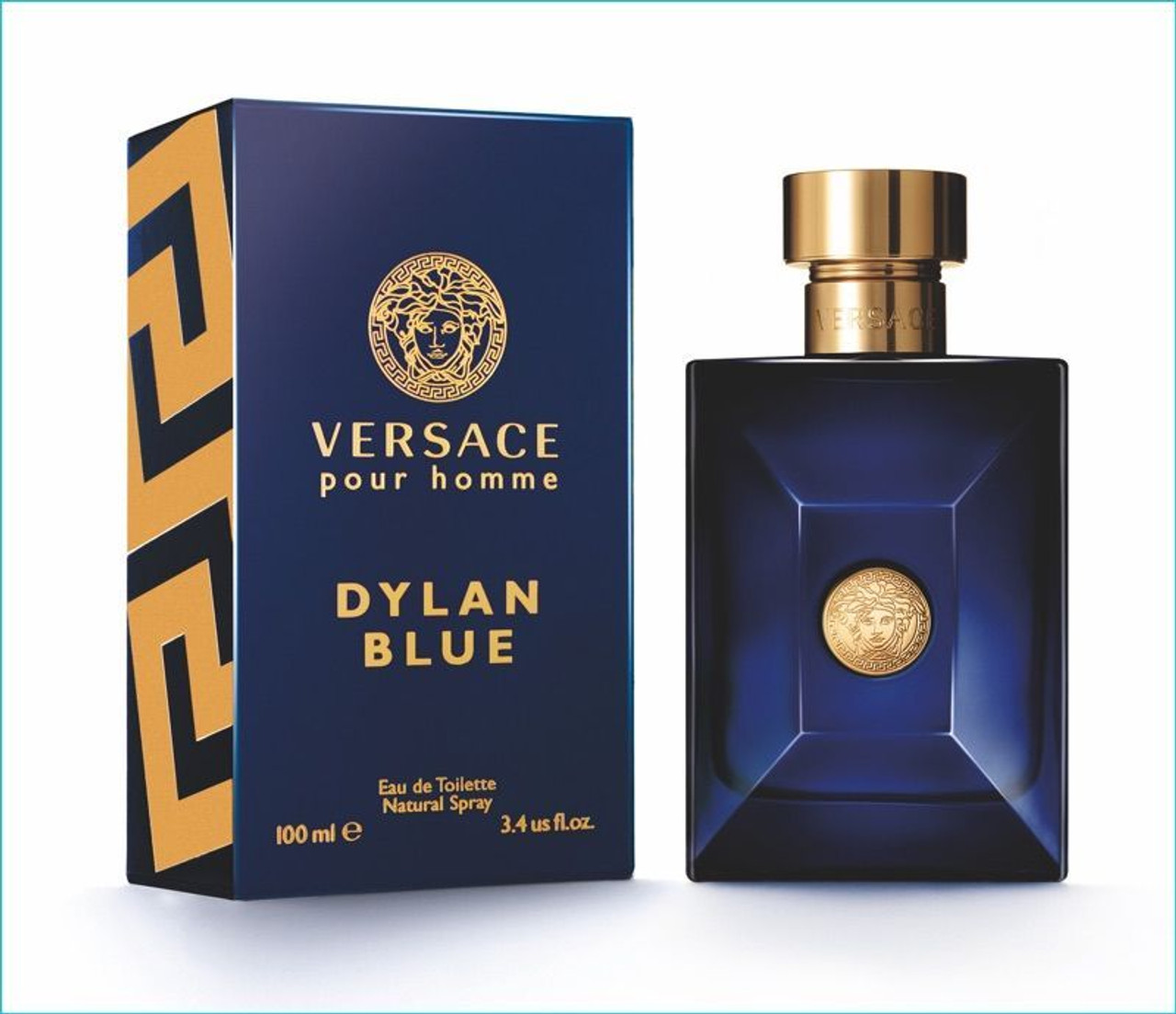 Versace Pour Homme Dylan Blue Eau De Toilette Spray For Men 1 7oz