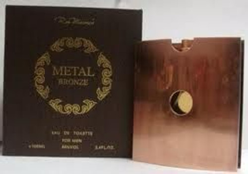 Metal Bronze 3.4oz Cologne Men
