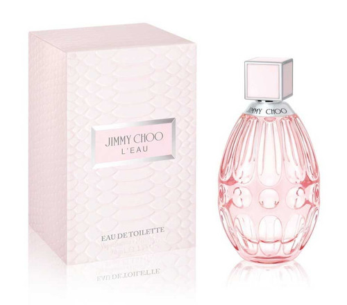 Jimmy Choo L'Eau Eau De Toilette  1.4oz, stylish women’s luxury fragrance in an iconic designer bottle