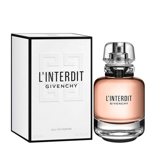 L’Interdit Givenchy Eau de Parfum 2.5 oz for women – feminine, classy floral fragrance, Hollywood-inspired luxury perfume, authentic online purchase."