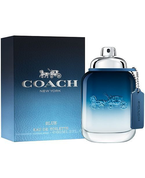 New York Blue 3.3oz Eau De Toilette for men in a stylish blue glass spray bottle