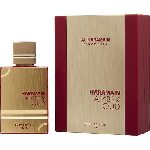 Amber Oud Ruby Edition 3.3 by Al Haramain – Unisex light floral designer perfume in an attractive flacon