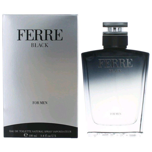 Ferre Black 3.4oz Cologne by Gianfranco Ferre – Long-Lasting, Affordable Luxury in an Elegant Bottle