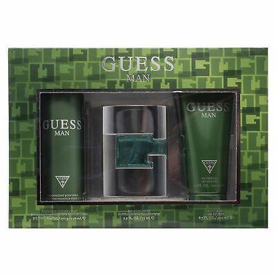Guess Man 3-Piece Gift Set – Men's Eau de Toilette 3.4oz, Body Spray 6oz & Shower Gel 6.7oz