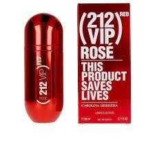 212 VIP Rosé Red EDP 2.0oz -Long-lasting women’s floral perfume in stylish flacon