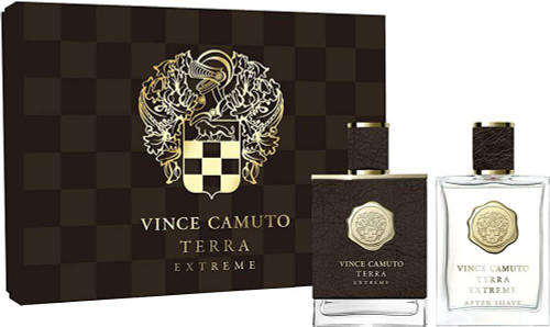 Vince Camuto Terra Extreme 2-piece fragrance gift set for men – Eau de Parfum 3.4oz and After Shave Lotion 3.4oz