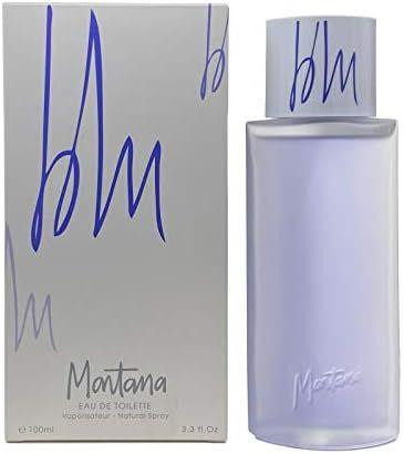 Montana Blu by Montana 3.4oz Eau De Toilette Spray for Women – Designer Long-Lasting Perfume Bottle