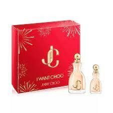I Want Choo Jimmy Choo 2-piece gift set – women's perfume EDP 3.3oz + 1.3oz mini, designer fragrance