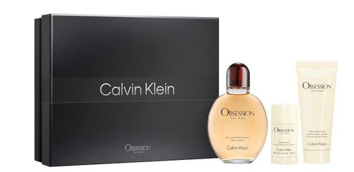 Calvin Klein Obsession 3pc Set With Deodrant Stick