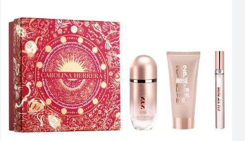 212 VIP Rose by Carolina Herrera 3pc Gift Set Women