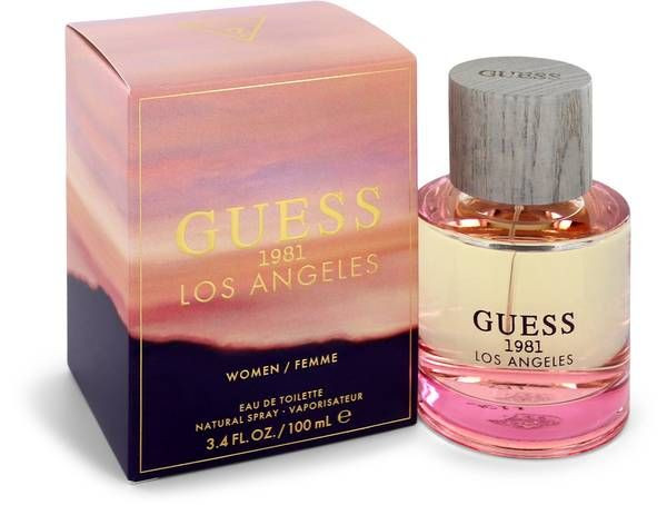 Guess 1981 Los Angeles 3.4oz Eau De Toilette-glamorous, celebrity-inspired floral women’s perfume