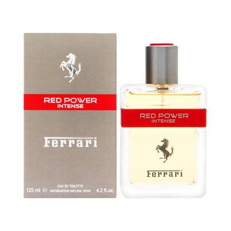 Ferrari Red Power Intense 4.2oz Eau De Toilette-Luxury men’s grooming perfume elegant bottle