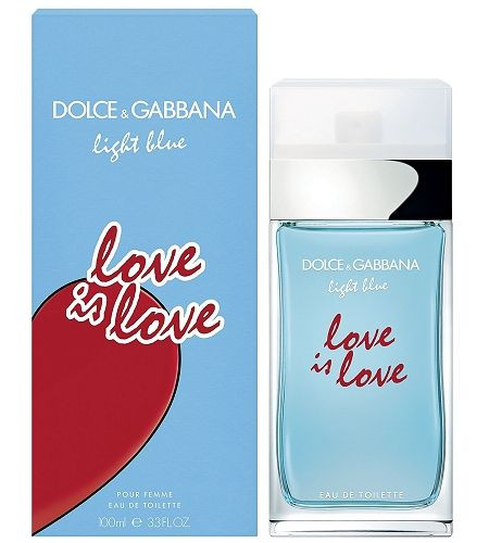 Light Blue Love Is Love Eau de Toilette 3.4oz sweet women’s perfume bottle