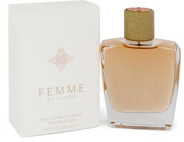 Femme by Usher Eau De Parfum 3.4oz-elegant, long-lasting luxury fragrance for stylish women in a sleek designer bottle