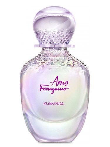 Amo Ferragamo Flowerful by Salvatore Ferragamo EDP 3.4oz-women’s luxury, elegant, long-lasting fragrance in a sleek perfume bottle.