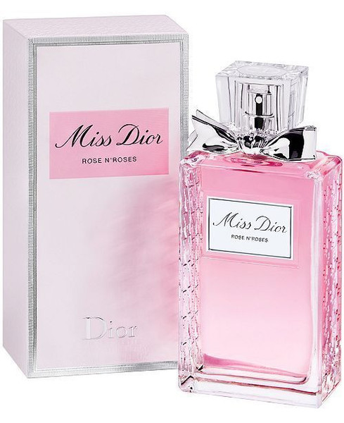Miss Dior Rose N' Roses by Christian Dior Eau De Toilette 1.7oz – seductive, long-lasting women’s floral perfume in an elegant pink designer bottle