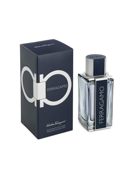 Ferragamo by Salvatore Ferragamo Eau De Toilette 3.4oz luxury men's perfume with long-lasting woody fruity scent