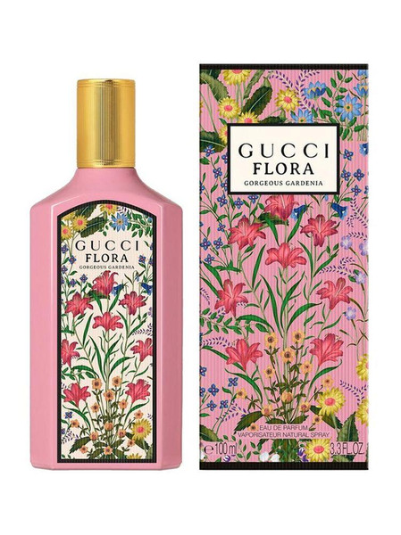 Flora Gorgeous Gardenia EDP 3.3oz by Gucci, women’s sophisticated, elegant designer fragrance in a sleek bottle